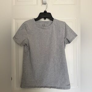 Calvin Klein Light Gray Performance Stretch Tee